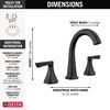 Two Handle Widespread Bathroom Faucet