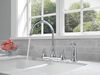 Two Handle Kitchen Faucet with Spray (Recertified)