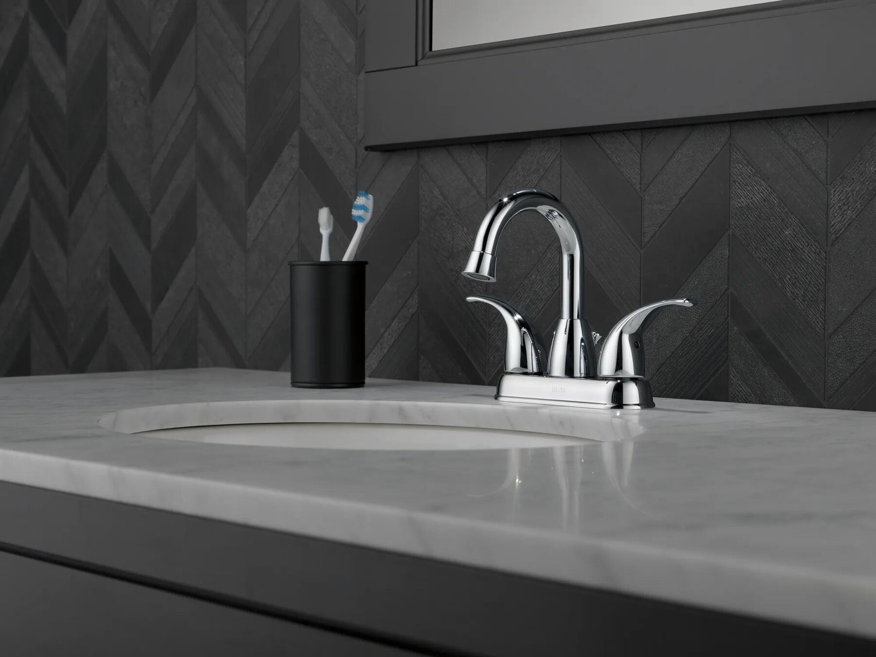 Two Handle Centerset Bathroom Faucet