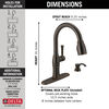 Single Handle Pull-Down Kitchen Faucet with Soap Dispenser and ShieldSpray&reg; Technology (Recertified)