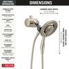 Shower Filter Attachment with 4-Setting In2ition&reg;