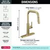 Single Handle Pull-Down Kitchen Faucet (Recertified)