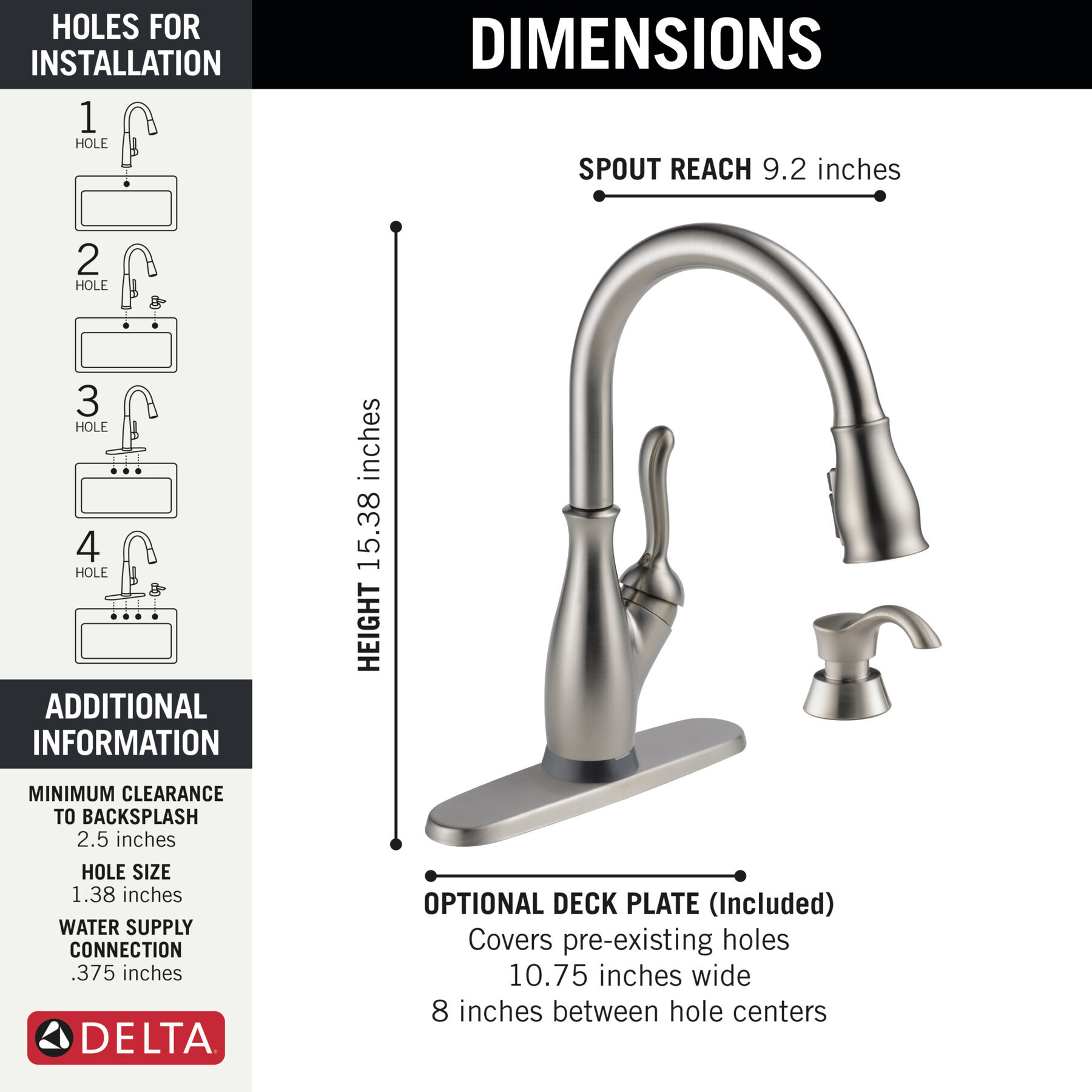 Touch2O&reg; with Touchless&trade; Pull-Down Kitchen with Soap Disp Bundle