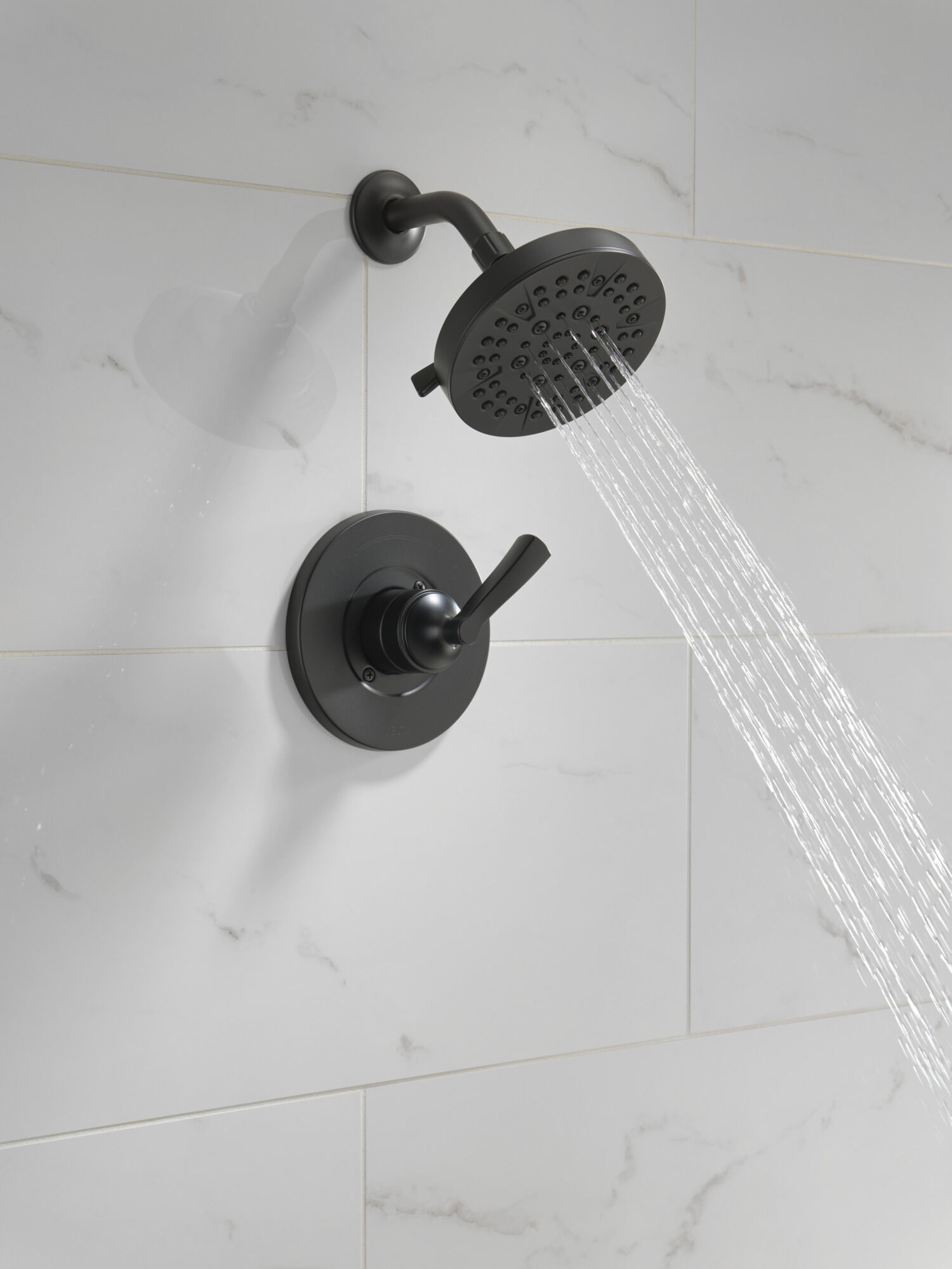 Monitor® 14 Series Shower Only in Matte Black 142822-BL | Delta Faucet