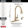 Pull-Down Kitchen Faucet w/Soap (Recertified)
