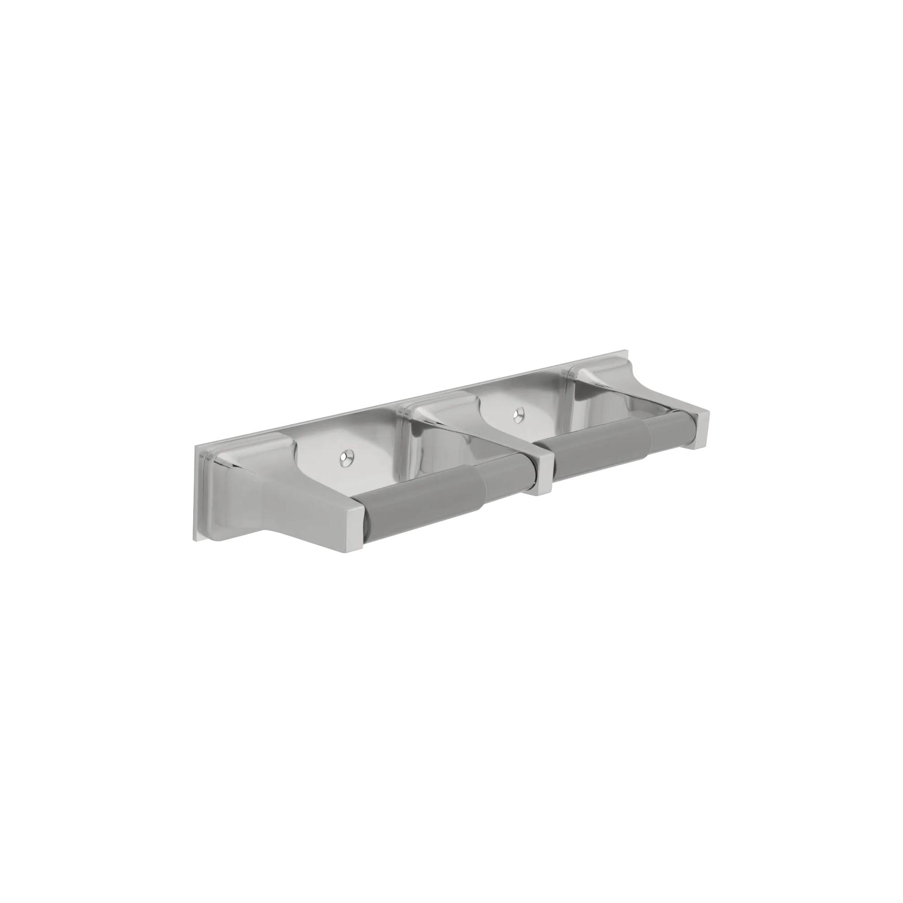 Twin Paper Holder with 2 Plastic Rollers