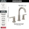Two Handle Widespread Lavatory Faucet (Recertified)