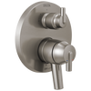 Contemporary Two Handle Monitor&reg; 17 Series Valve Trim with 3-Setting Integrated Diverter