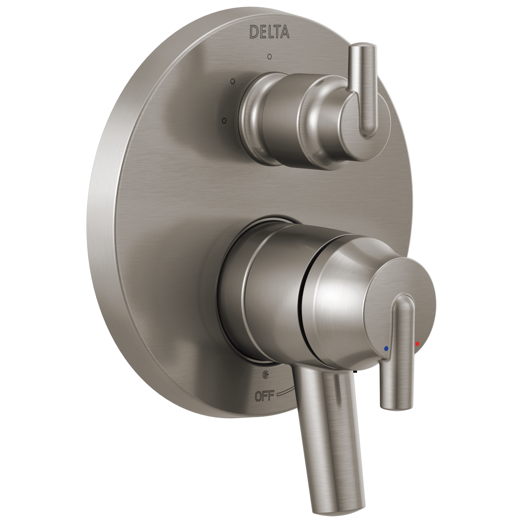 Contemporary Two Handle Monitor&reg; 17 Series Valve Trim with 3-Setting Integrated Diverter