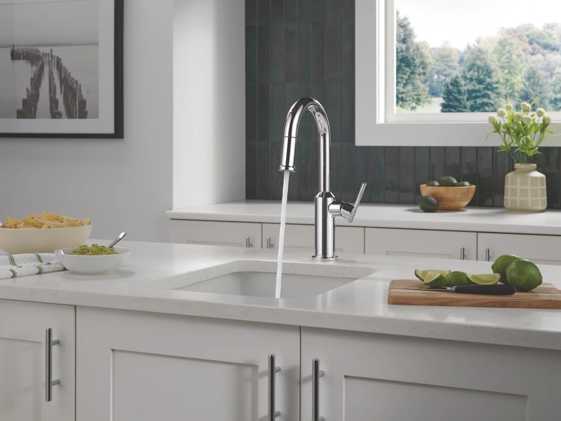 Single Handle Pull-Down Bar/Prep Faucet