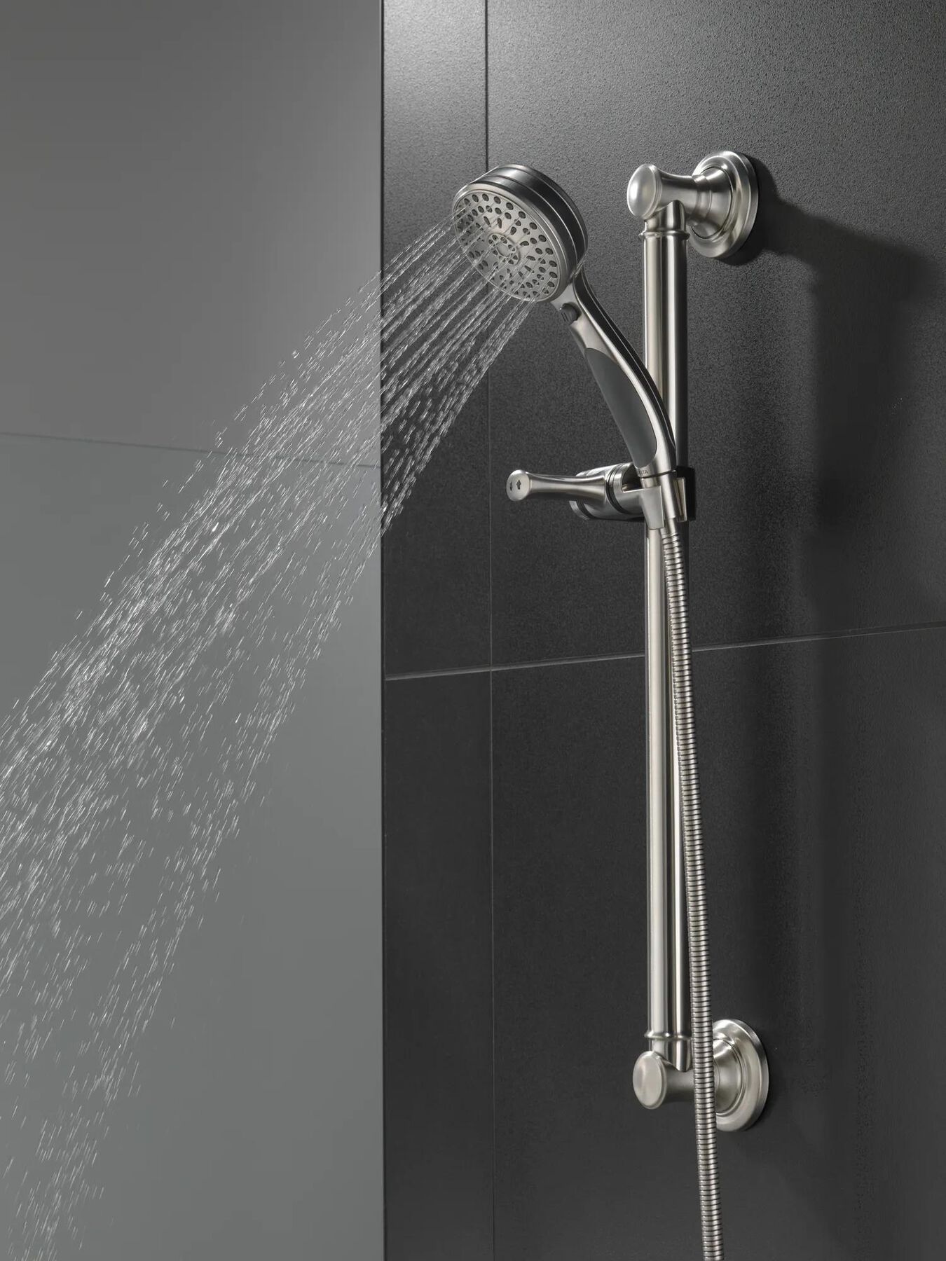 ActivTouch&reg; 9-Setting Hand Shower with Traditional Slide Bar / Grab Bar