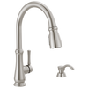 Pull-Down Kitchen Faucet w/Soap (Recertified)