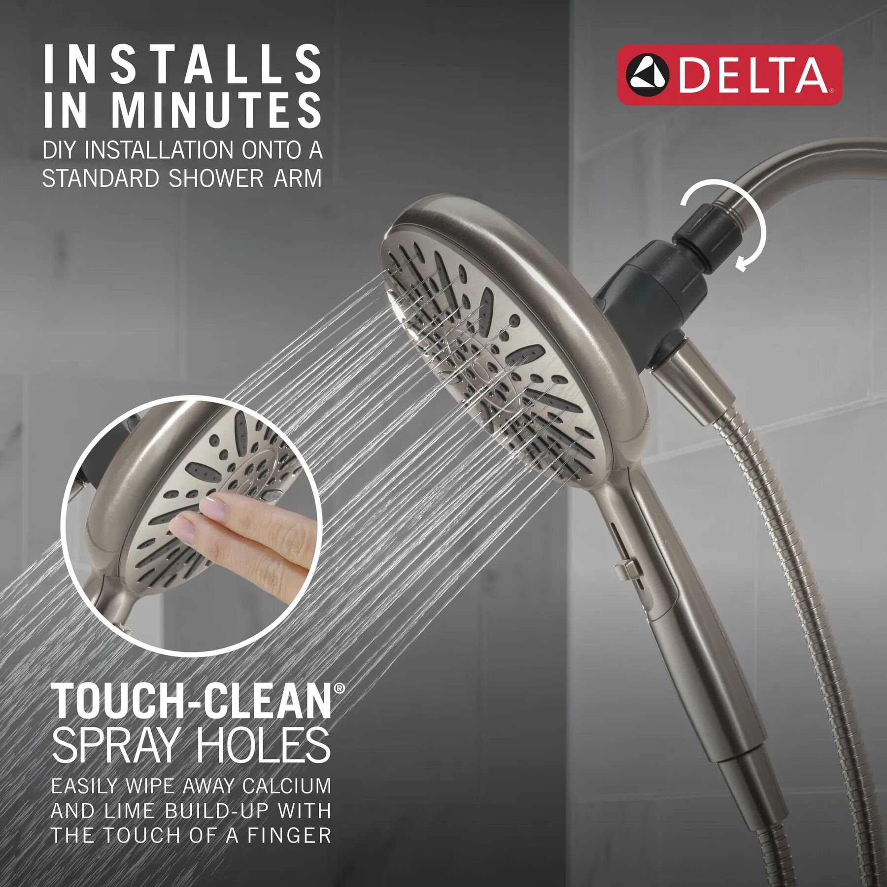 6-Setting SureDock&reg; Magnetic Handshower - 1.75 GPM