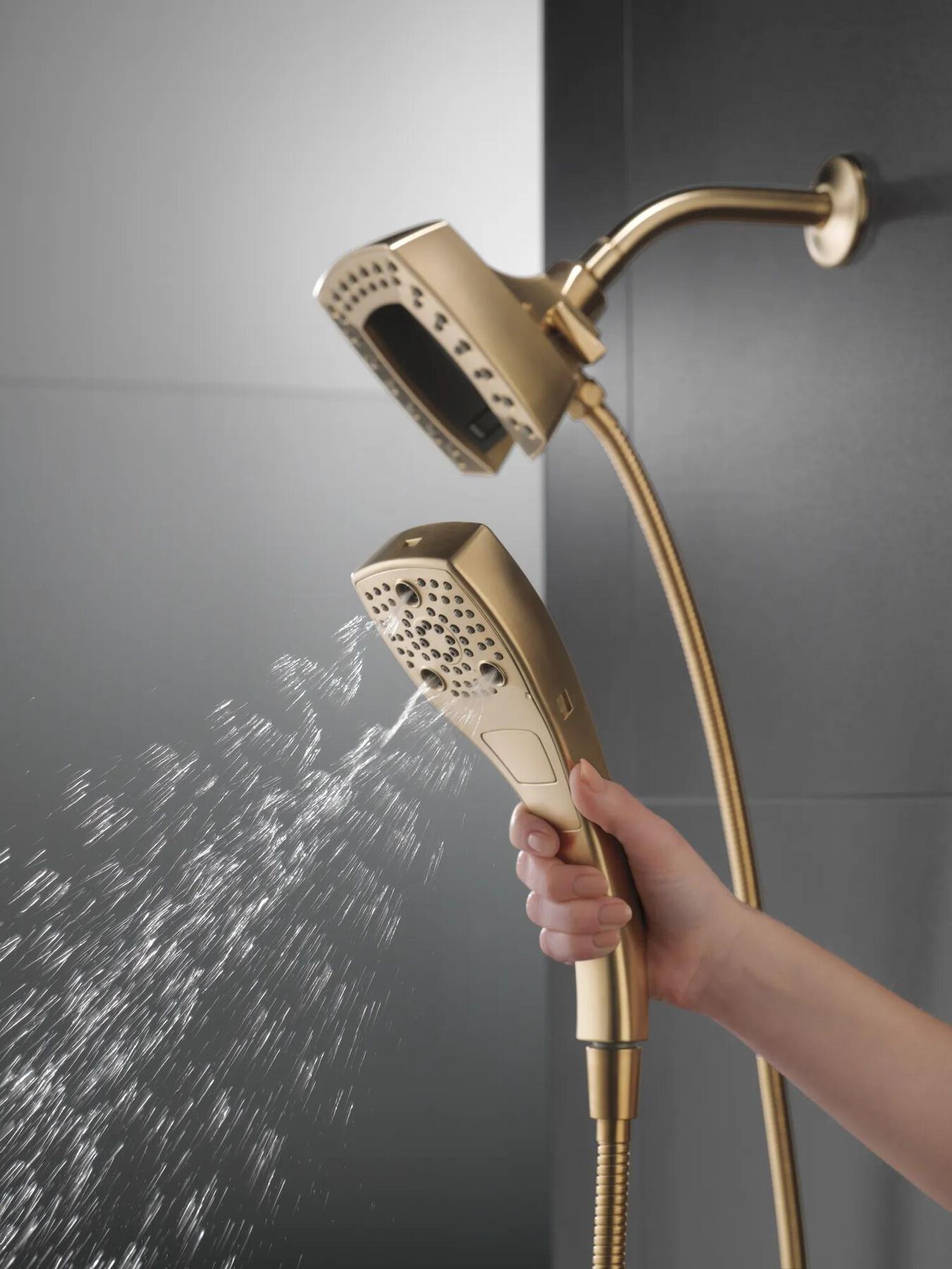 H<sub>2</sub>Okinetic&reg; In2ition&reg; 5-Setting Two-in-One Shower (Recertified)