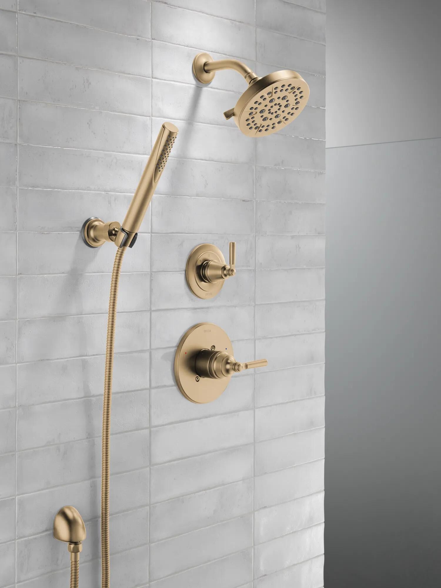 3-Setting 2-Port Diverter Trim in Champagne Bronze T11835-CZ