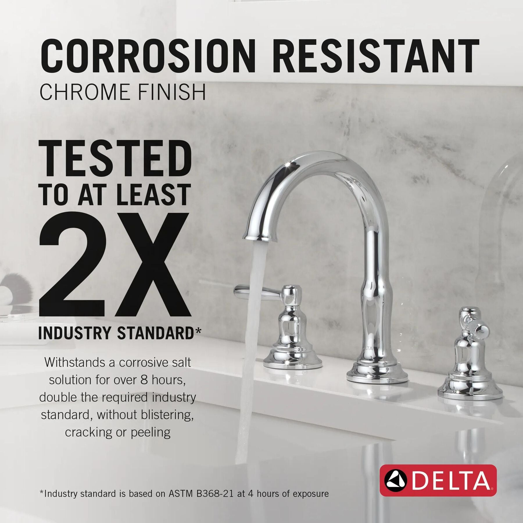 Two Handle Widespread Bathroom Faucet
