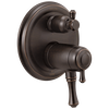 Traditional 2-Handle TempAssure&reg; 17T Series Valve Trim with 6-Setting Integrated Diverter