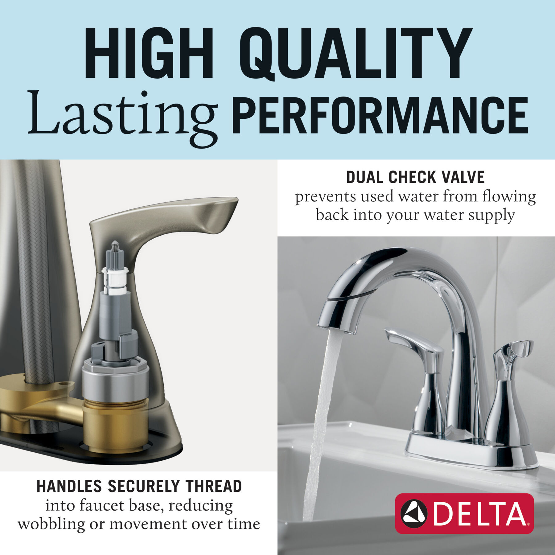 Centerset Bathroom Faucet Pull-Down (Recertified)