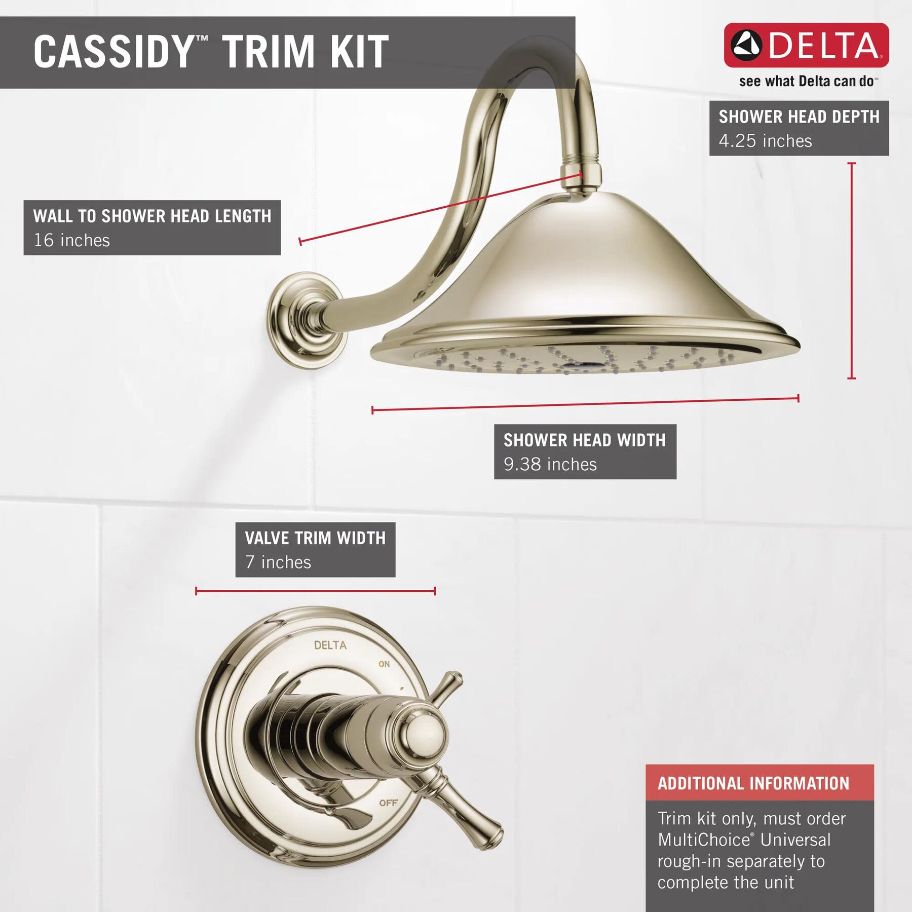 TempAssure&reg; 17T Series Shower Trim (Recertified)