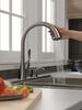Single Handle Pull-Down Kitchen Faucet with Soap Dispenser and ShieldSpray&reg; Technology
