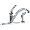 Single Handle Kitchen Faucet with Spray (Recertified)