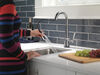 Single Handle Pull-Down Bar/Prep Faucet with Touch<sub>2</sub>O&reg; Technology