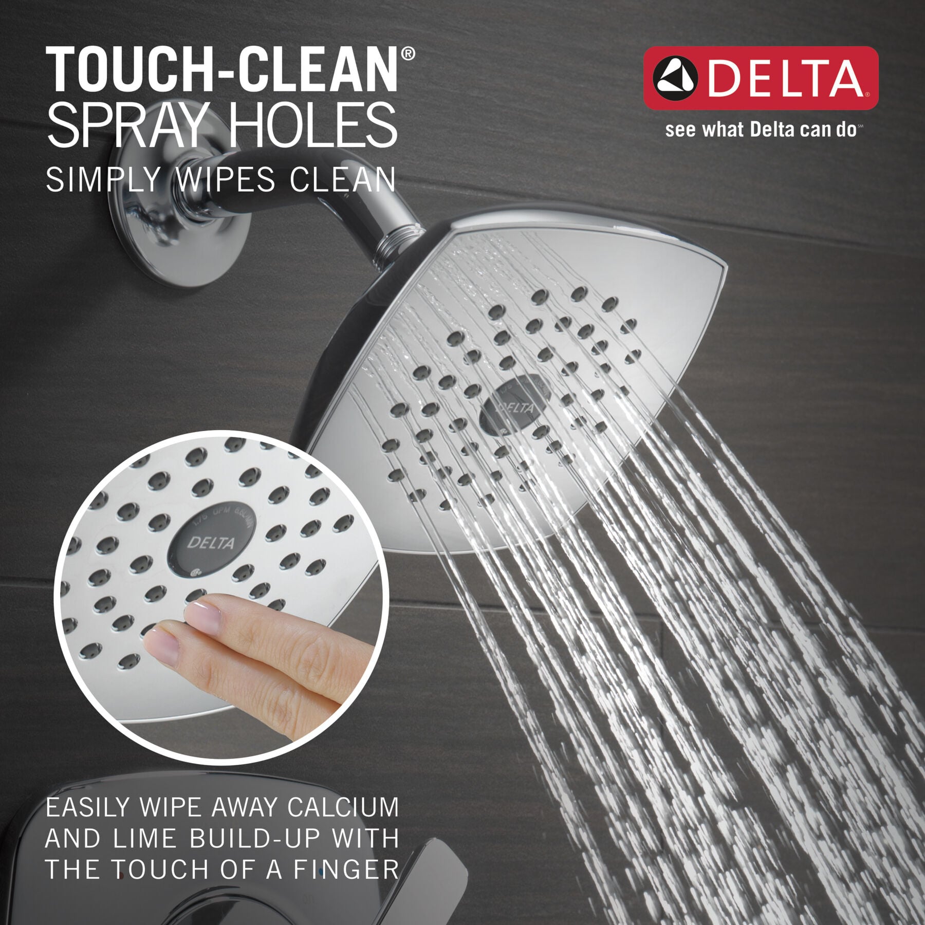 Single-Hole Lavatory Faucet with Shower Trim and Rough Bundle - 14 Series
