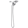 HydroRain&reg; 4-Setting Two-in-One Shower Head (Recertified)