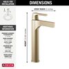 Single Handle Vessel Bathroom Faucet (Recertified)
