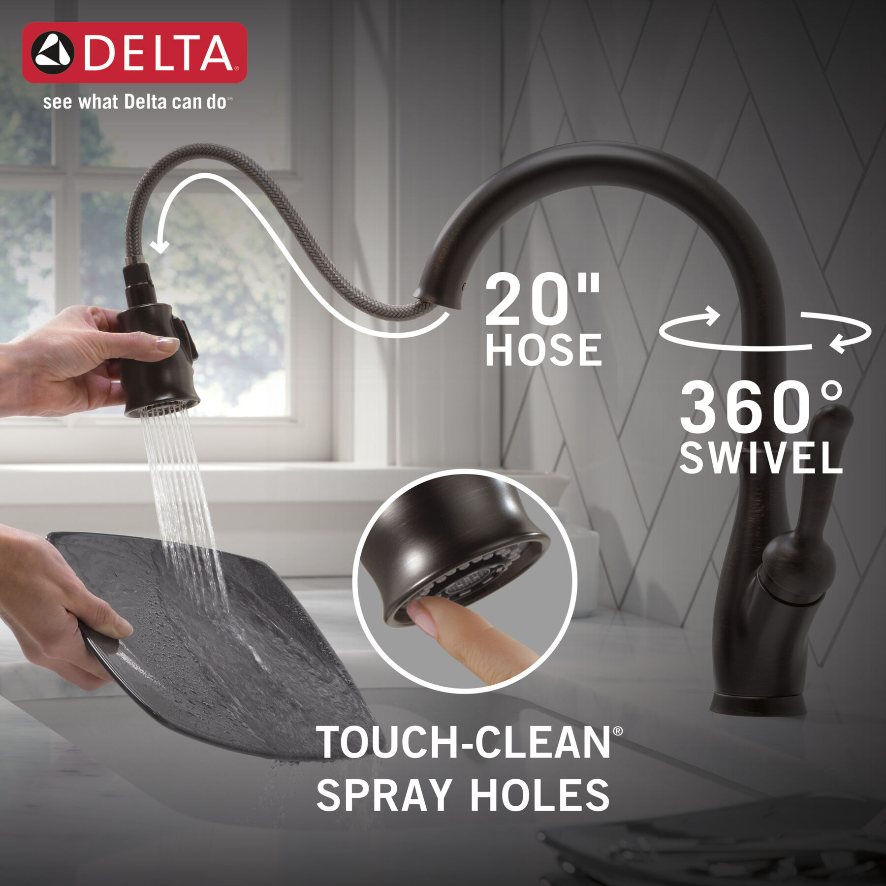 Single Handle Pull-Down Kitchen Faucet with ShieldSpray&reg; Technology (Recertified)