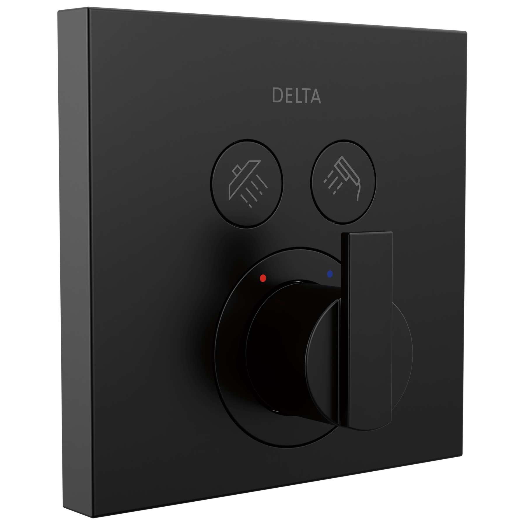 Angular Modern Push-Button Shower