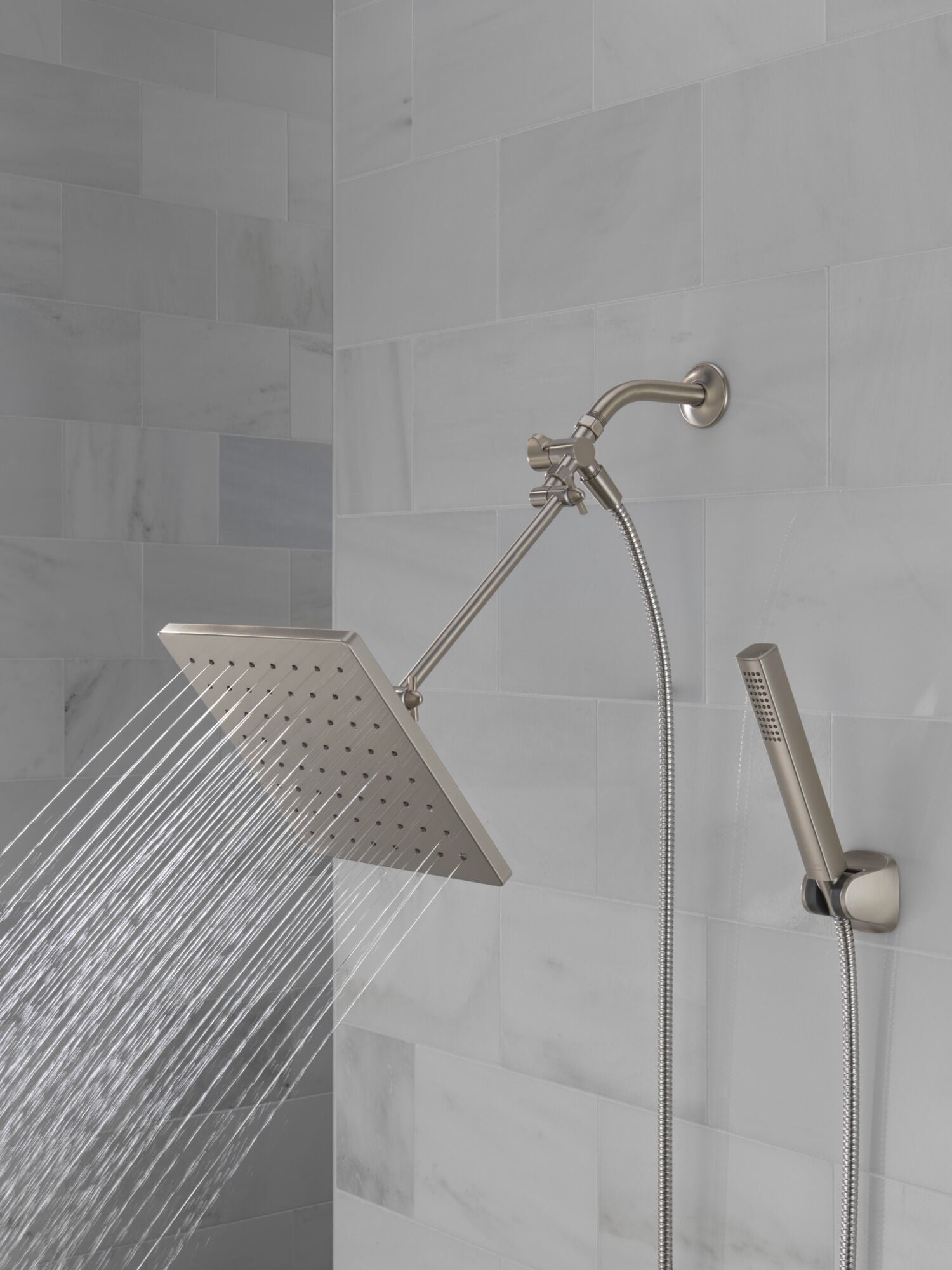 10 inch Raincan Shower Head & Hand Held Combo with Adjustable