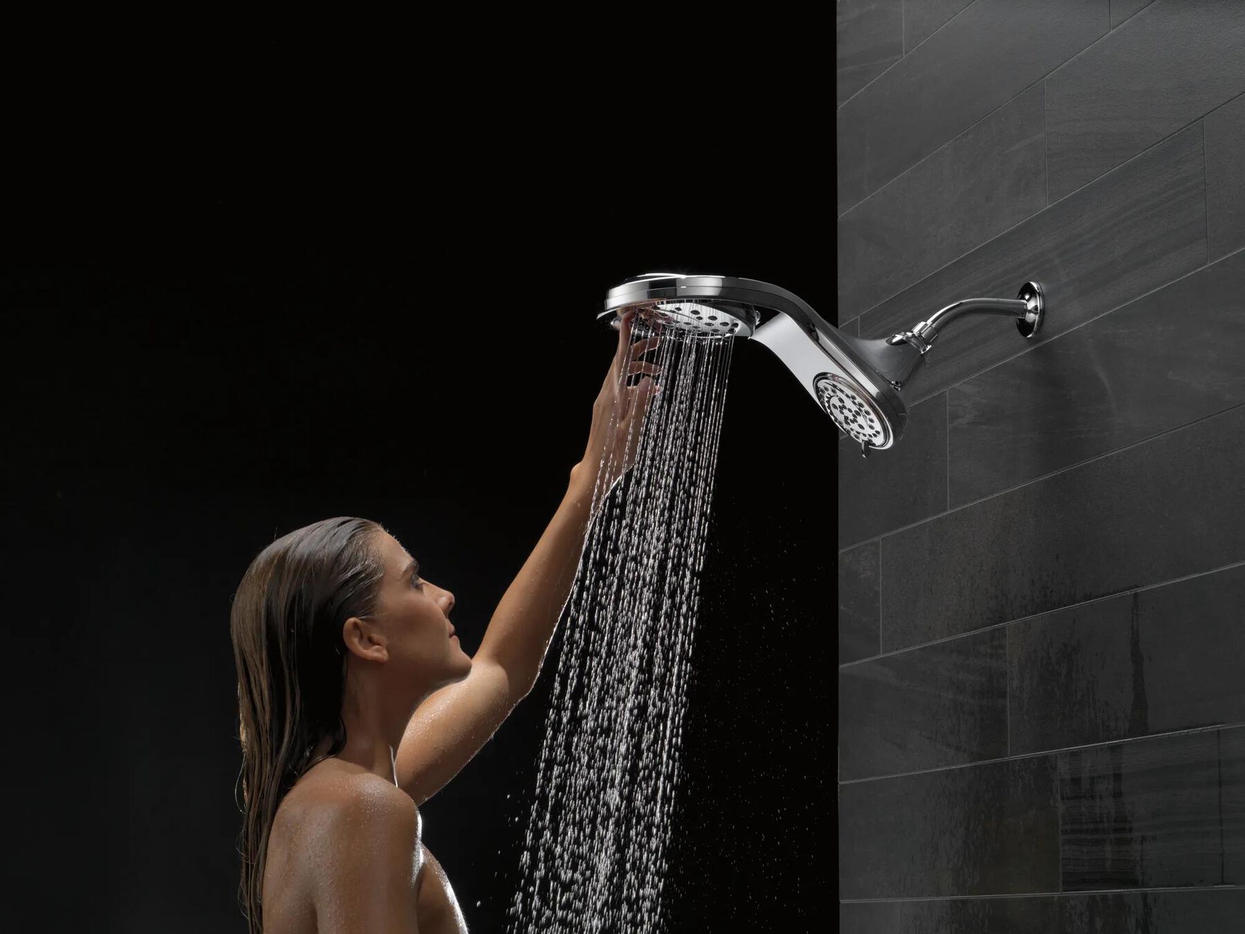 HydroRain 5-Setting Shower Head