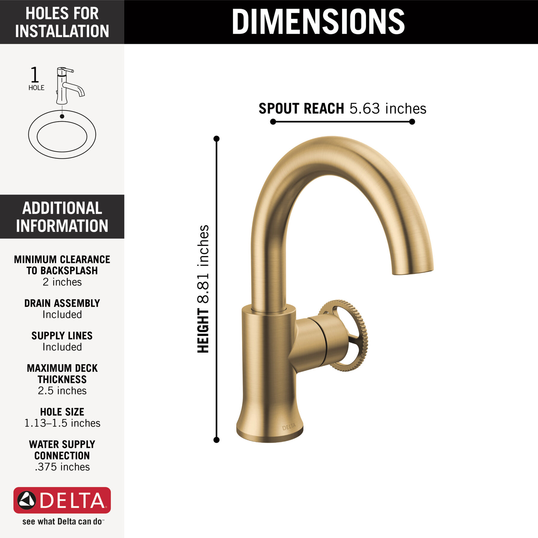Single Handle Bathroom Faucet