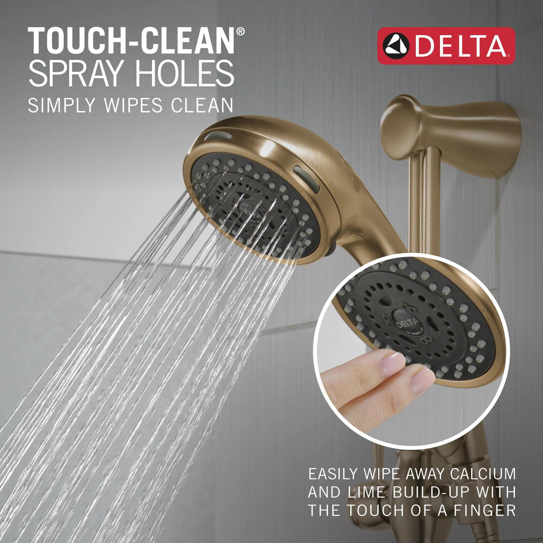 Premium 3-Setting Slide Bar Hand Shower