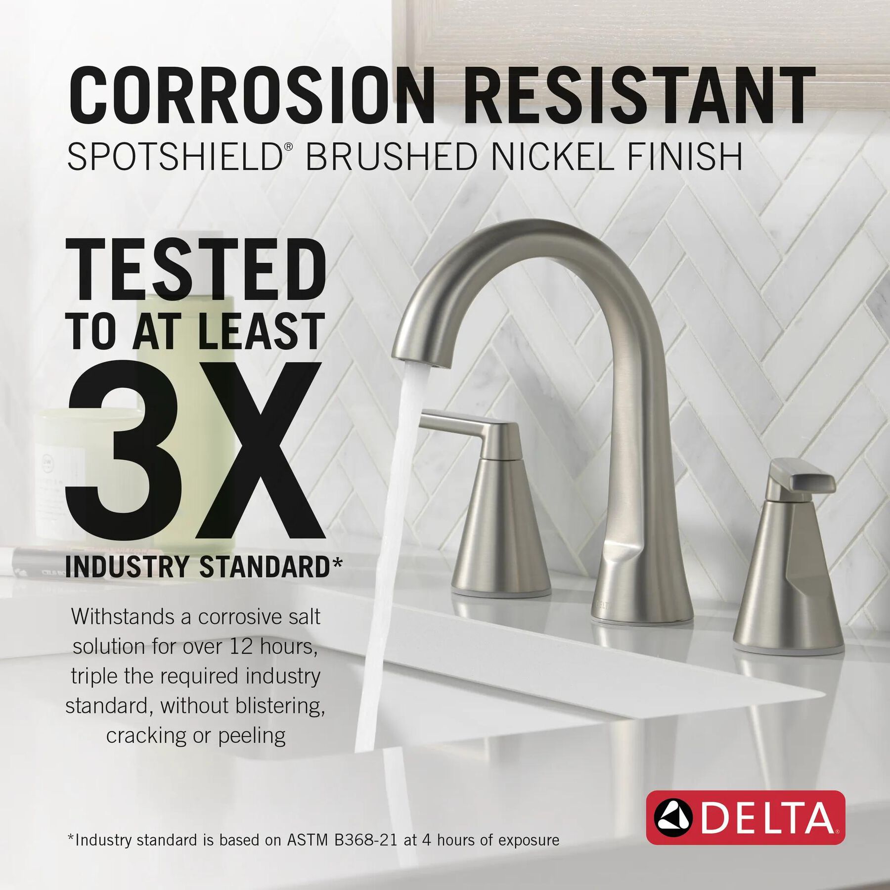 Two Handle Widespread Bathroom Faucet