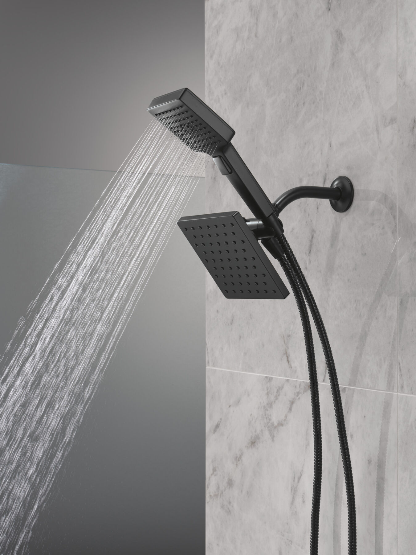 5-Setting Two-in-One Combination Shower with Additional Mount