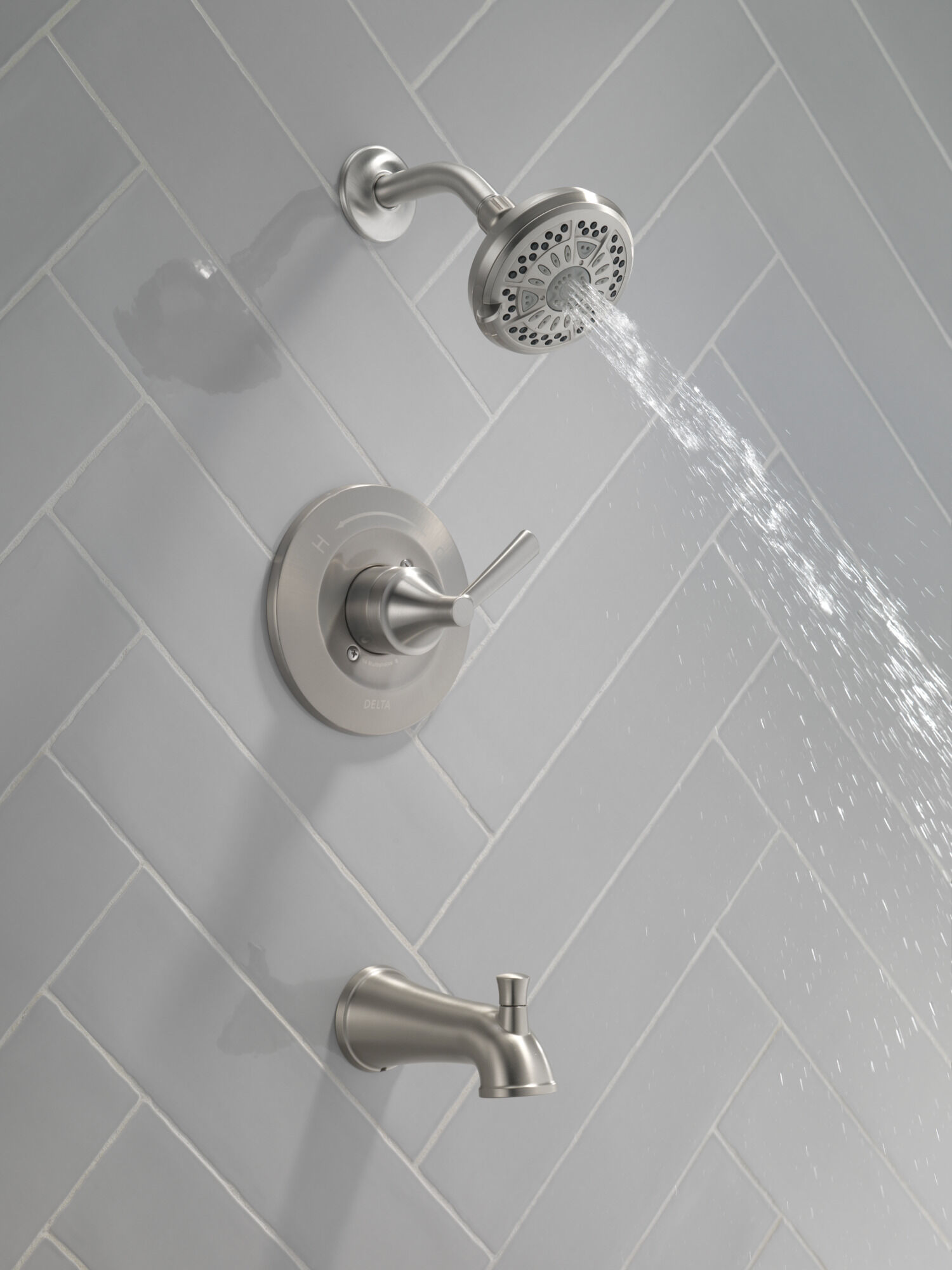 Monitor 14 Series Tub & Shower Trim in Spotshield Brushed Nickel