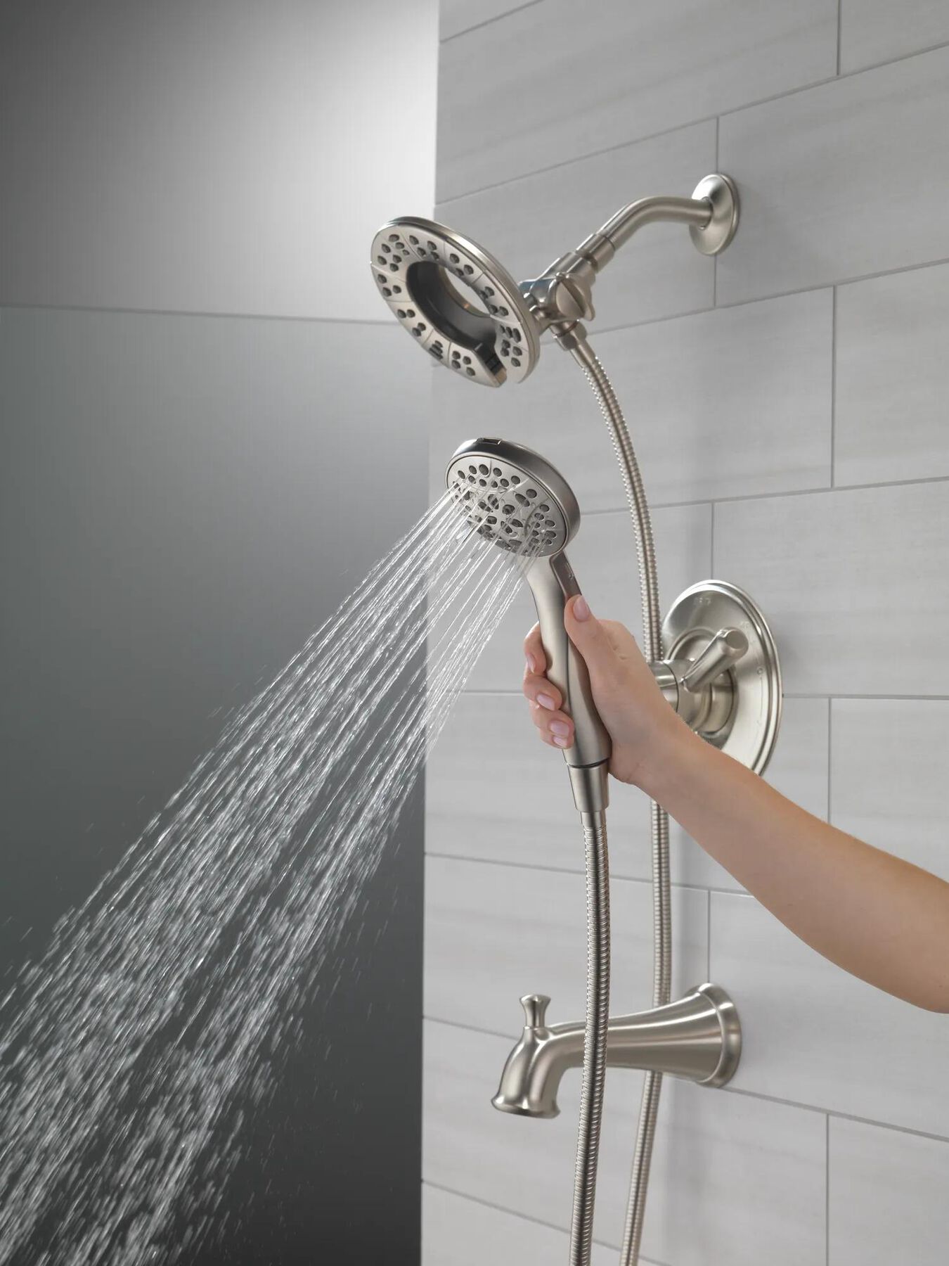 Monitor&reg; 17 Series Tub and Shower Trim with In2ition&reg; Two-in-One Shower