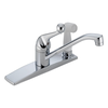 Single Handle Kitchen Faucet with Integral Spray