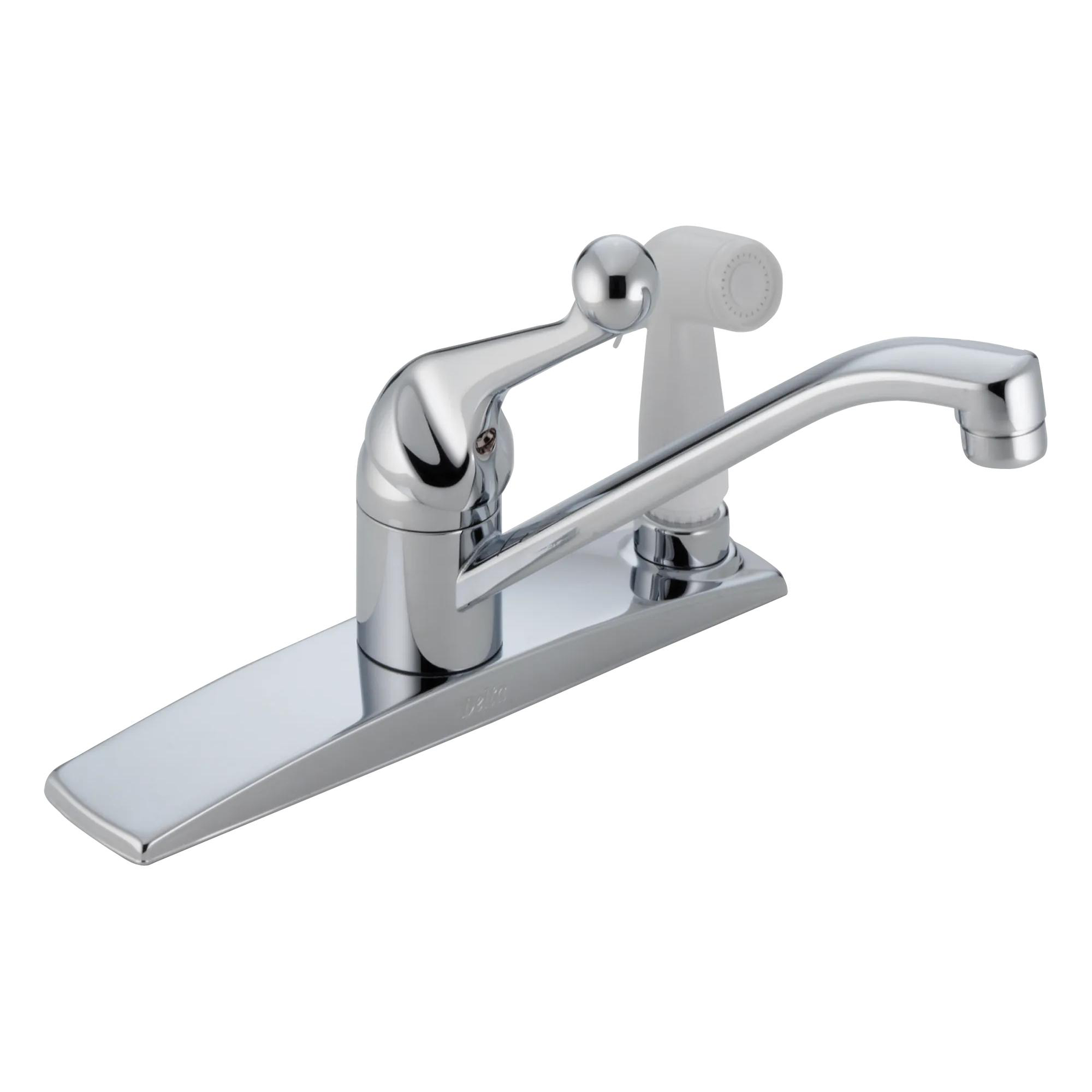 Single Handle Kitchen Faucet with Integral Spray