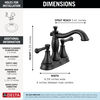 Two Handle Centerset Bathroom Faucet