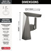 Single Handle Mid-Height Bathroom Faucet