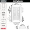 36x36 Alcove Shower Bundle - Center