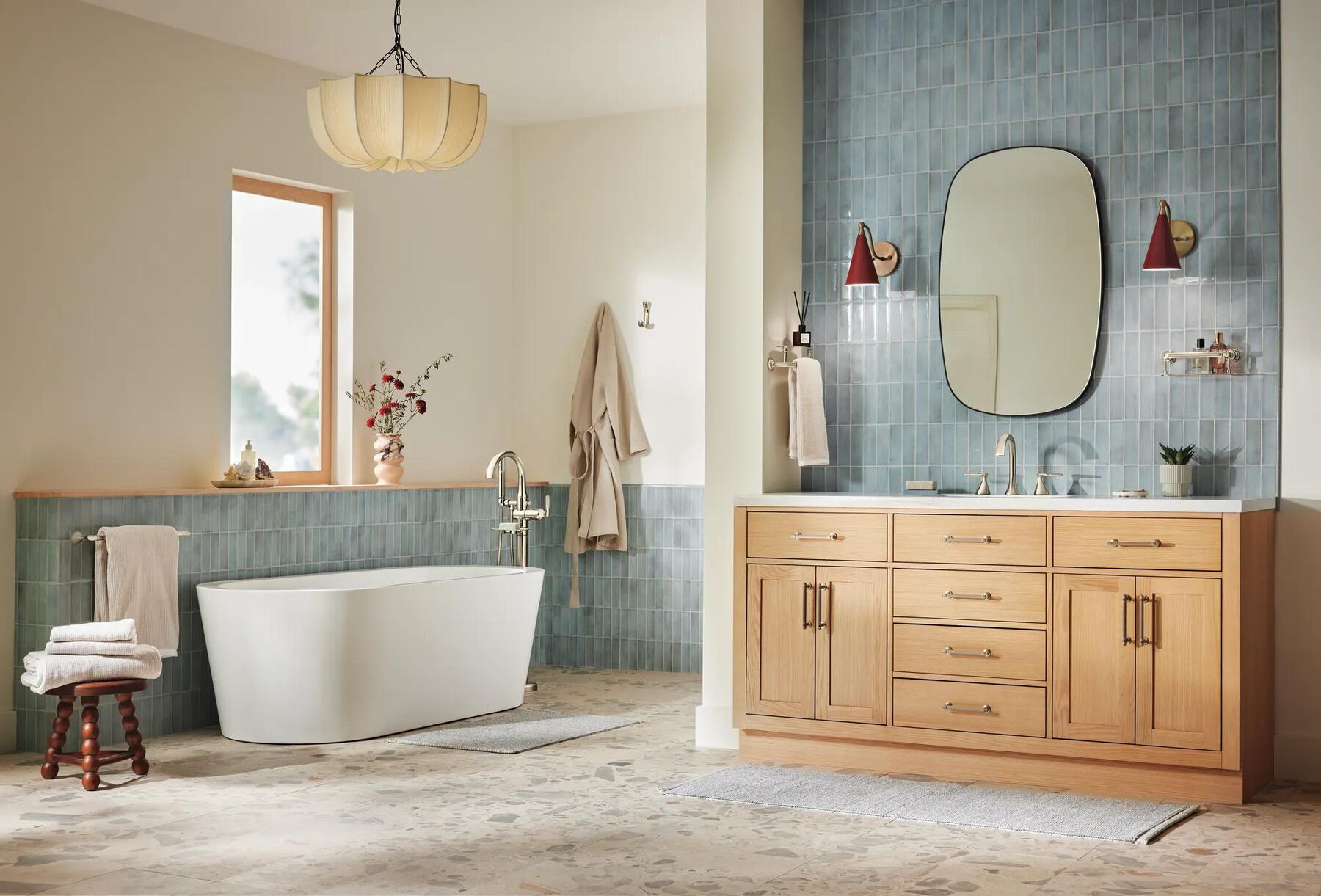 Two Handle Widespread Bathroom Faucet