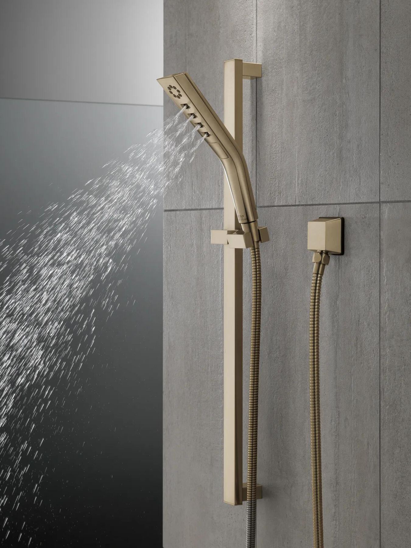 H<sub>2</sub>Okinetic&reg; 3-Setting Slide Bar Hand Shower (Recertified)