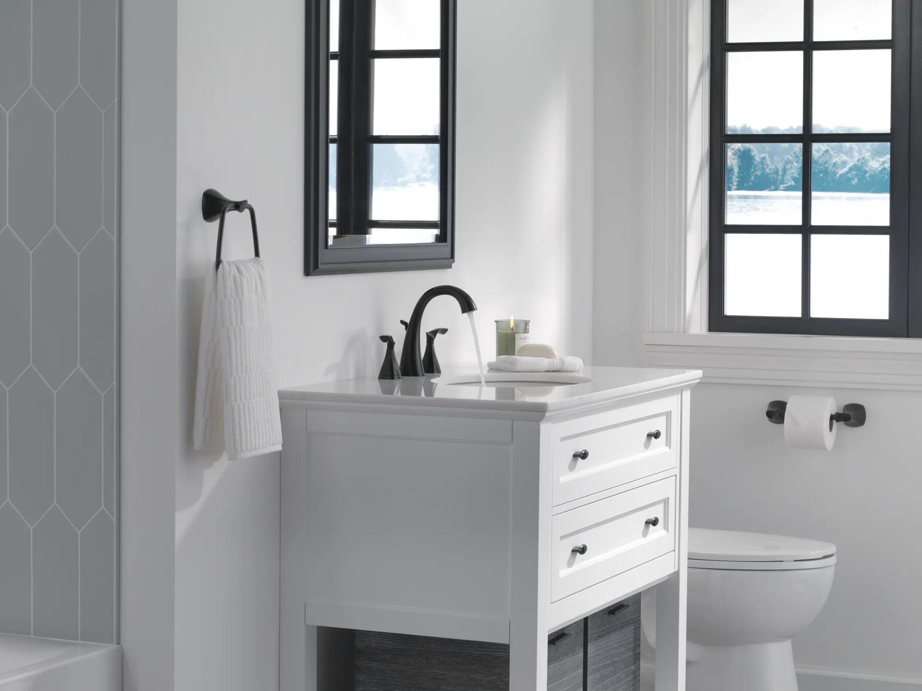 Widespread Bathroom Faucet (Recertified)