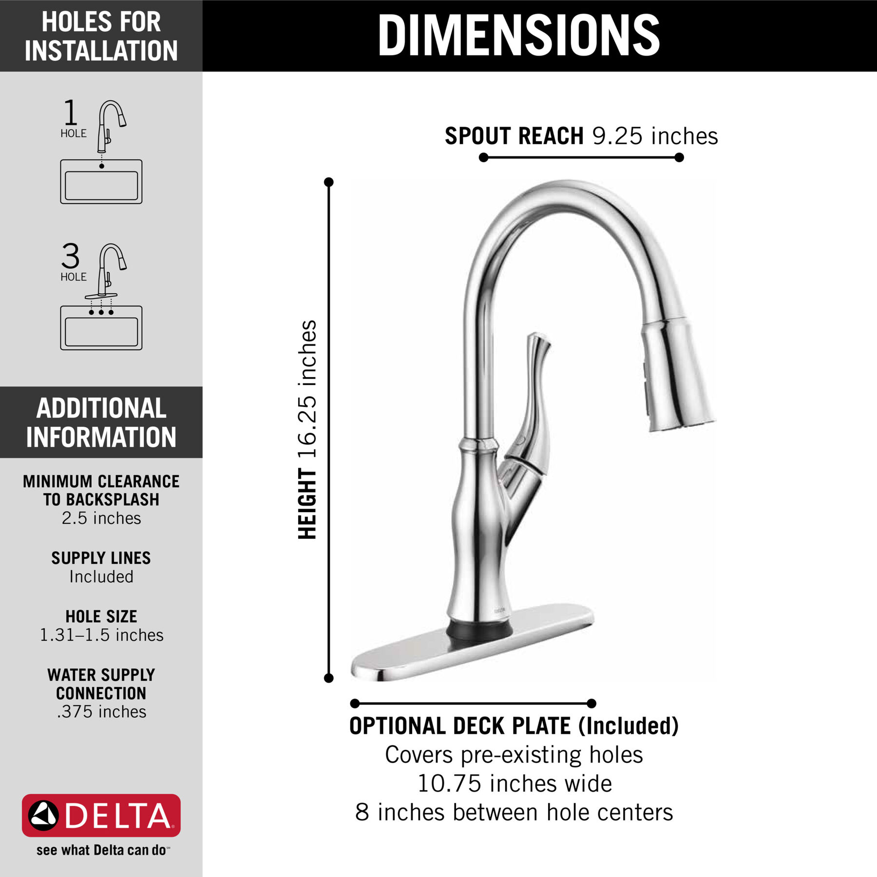 Touch<sub>2</sub>O&reg;  Pull-Down Kitchen Faucet (Recertified)