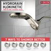 HydroRain&reg; H<sub>2</sub>Okinetic&reg; In2ition&reg; 5-Setting Two-in-One Shower
