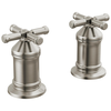 2 Handle Roman Tub handle Kit-Cross